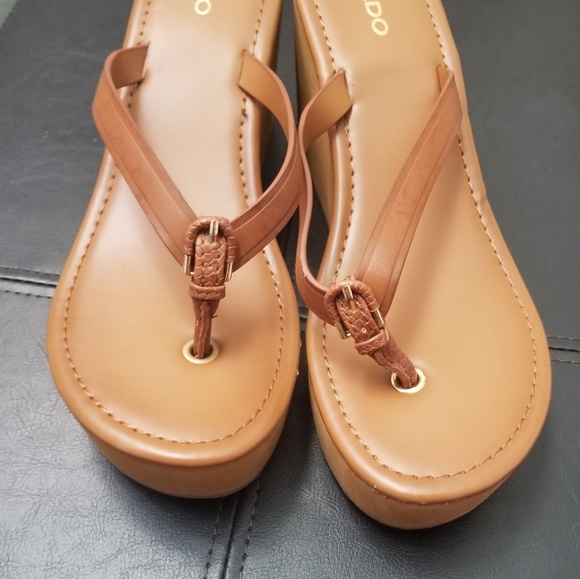 platform sandals camel - Picture 2 of 4